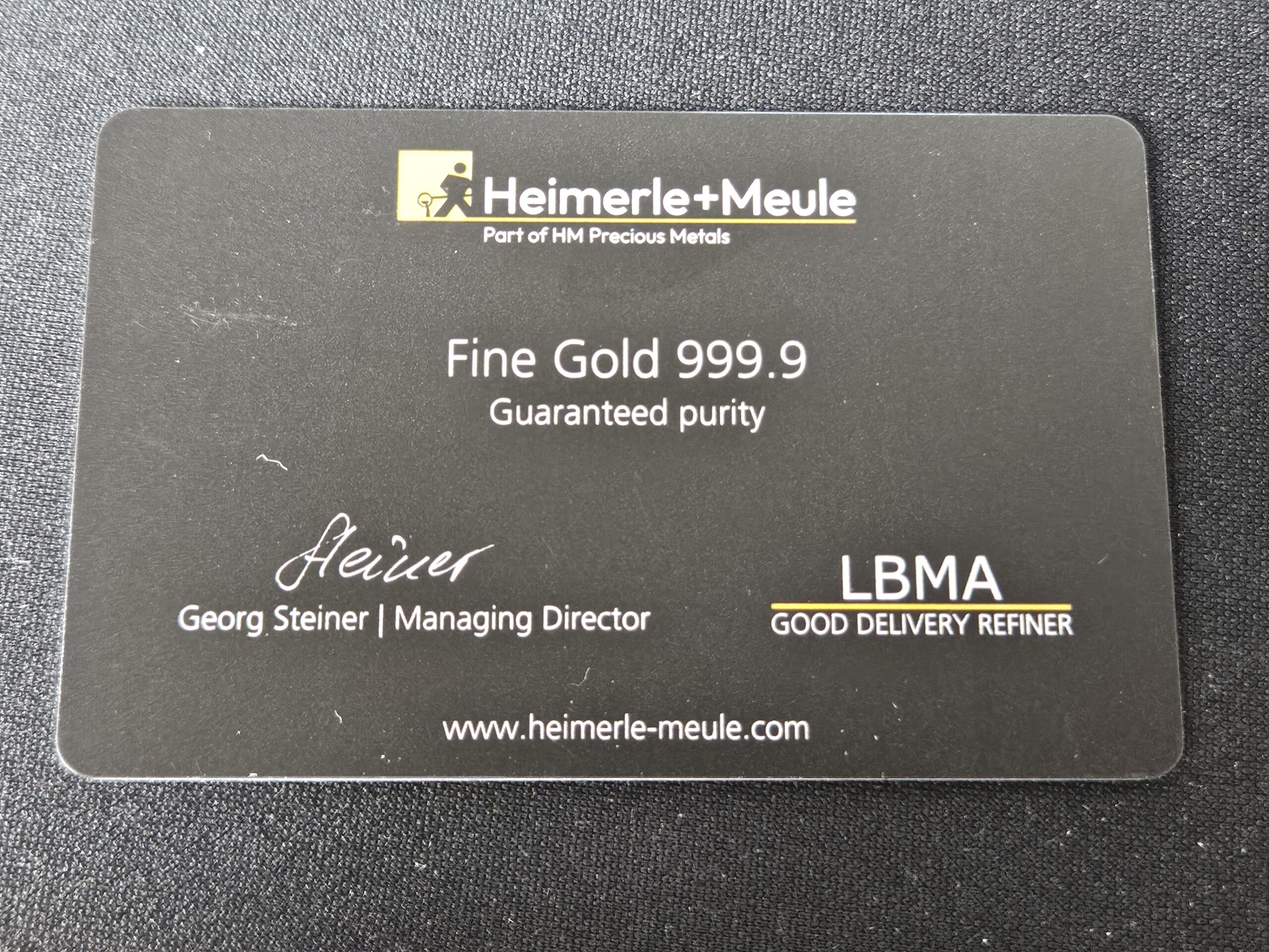 0,5 gram goudbaar 999 divers - Afbeelding 3