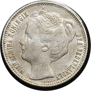 halve gulden 1905 Wilhelmina Nederland