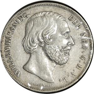 Rijksdaalder Willem 3 Nederland 1849-1866