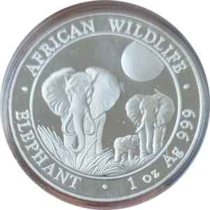 1oz Somalische Olifant 2014